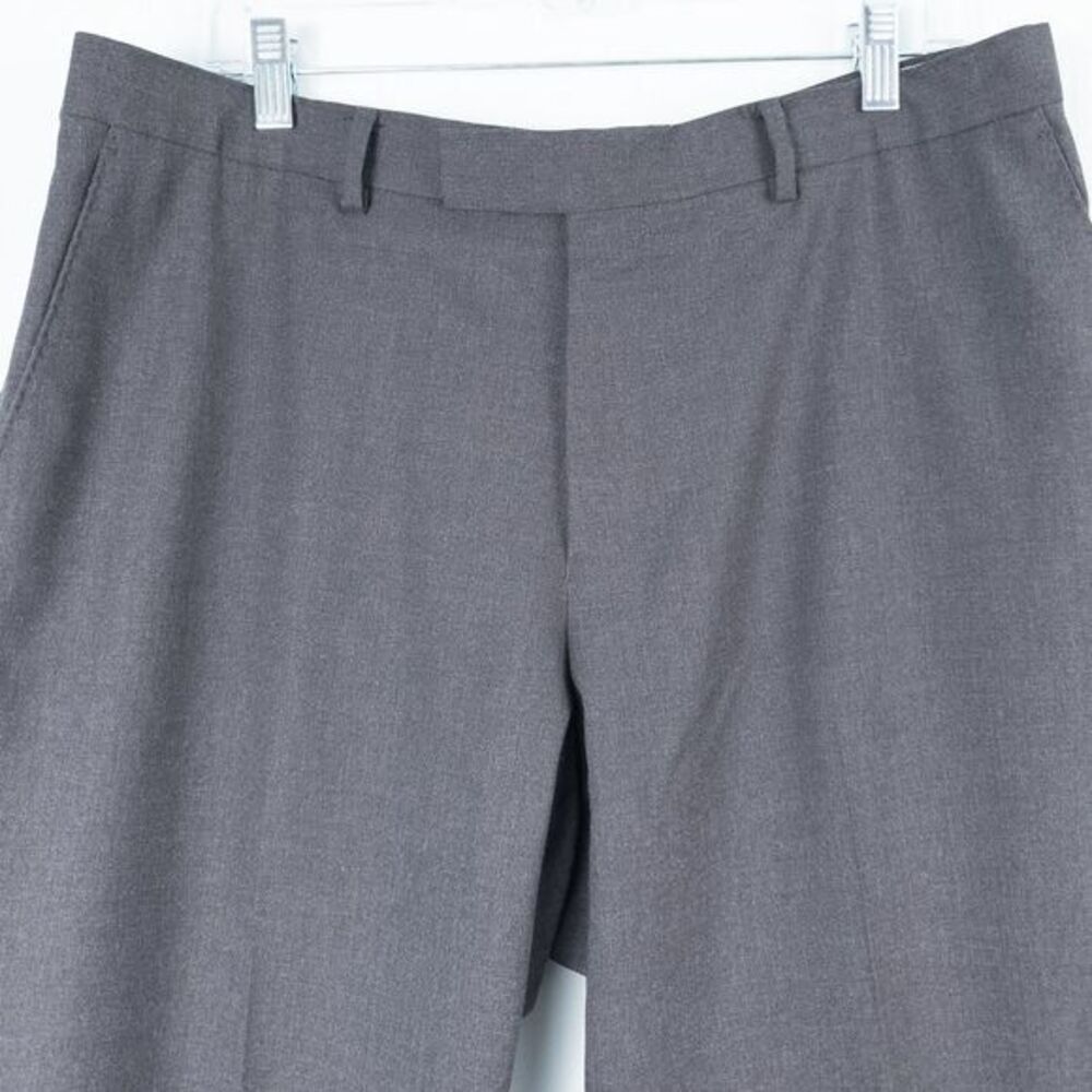 Charles Tyrwhitt Mens Ultimate Performance Suit Pants Charcoal Slim 38W x 29.75L - Picture 6 of 16